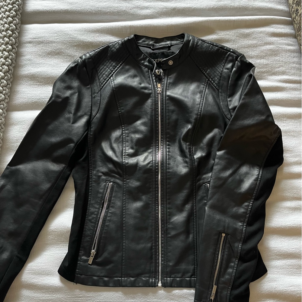 Express faux leather jacket